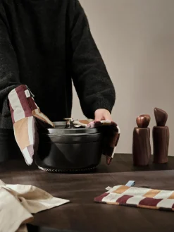 Clearance Paños para horno de algodón ecológico Section, 2 uds. Textiles De Cocina Y Manteles|Textiles De Cocina