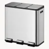 Cubos De Basura Y Reciclaje|Almacenaje De Cocina>EKO Papelera con pedal EcoCasa, 3x15 L