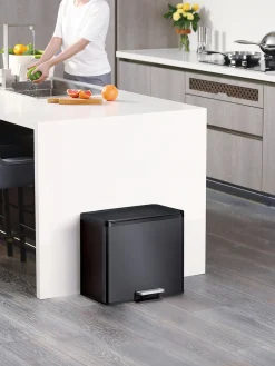 Online Papelera con pedal Essential 20 L + 9 L Cubos De Basura Y Reciclaje|Almacenaje De Cocina