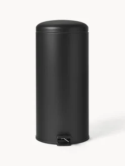 Cubos De Basura Y Reciclaje|Almacenaje De Cocina>Westwing Collection Papelera con pedal Rafa, 30 L Negro