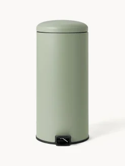 Cubos De Basura Y Reciclaje|Almacenaje De Cocina>Westwing Collection Papelera con pedal Rafa, 30 L Verde salvia, negro