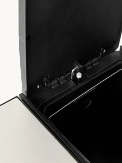 Cubos De Basura Y Reciclaje|Almacenaje De Cocina></noscript>Westwing Collection Papelera con pedal Rafa, 2x30 L Off White, negro