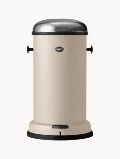 Cubos De Basura Y Reciclaje|Almacenaje De Cocina>Vipp Papelera con pedal 15 Beige claro, plateado