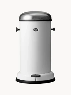 Cubos De Basura Y Reciclaje|Almacenaje De Cocina>Vipp Papelera con pedal 15 Blanco, plateado