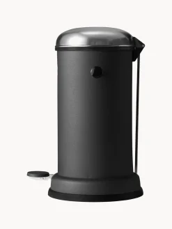 Cubos De Basura Y Reciclaje|Almacenaje De Cocina>Vipp Papelera con pedal 15 Negro, plateado