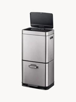 Hot Papelera con sensor Himalaya, 35 L + 25 L Cubos De Basura Y Reciclaje|Almacenaje De Cocina