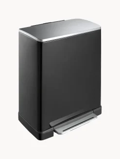 Cubos De Basura Y Reciclaje|Almacenaje De Cocina>EKO Papelera Recycle E-Cube, 28 L+18 L Negro mate
