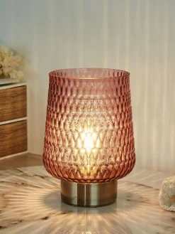 Lámparas De Mesa|Lámparas De Techo> Pequeña lámpara de mesa LED Glamour, portátil, con función de temporizador