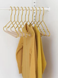 Decoración Infantil|Colgadores Y Estantes De Pared>Mustard Made Perchas Kids Top, 10 uds. Amarillo mostaza