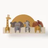Decoración Infantil|Colgadores Y Estantes De Pared>Bloomingville Mini Perchero de madera Mallen