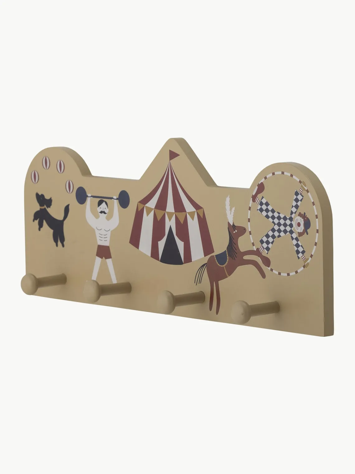 Decoración Infantil|Colgadores Y Estantes De Pared>Bloomingville Mini Perchero de madera Miou