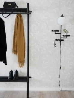 Percheros De Pie|Percheros De Pie></noscript>Rowico Home Perchero de pared de madera de roble Milford Negro