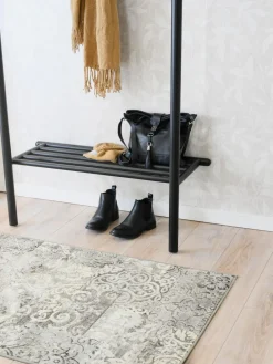 Percheros De Pie|Percheros De Pie></noscript>Rowico Home Perchero de pared de madera de roble Milford Negro