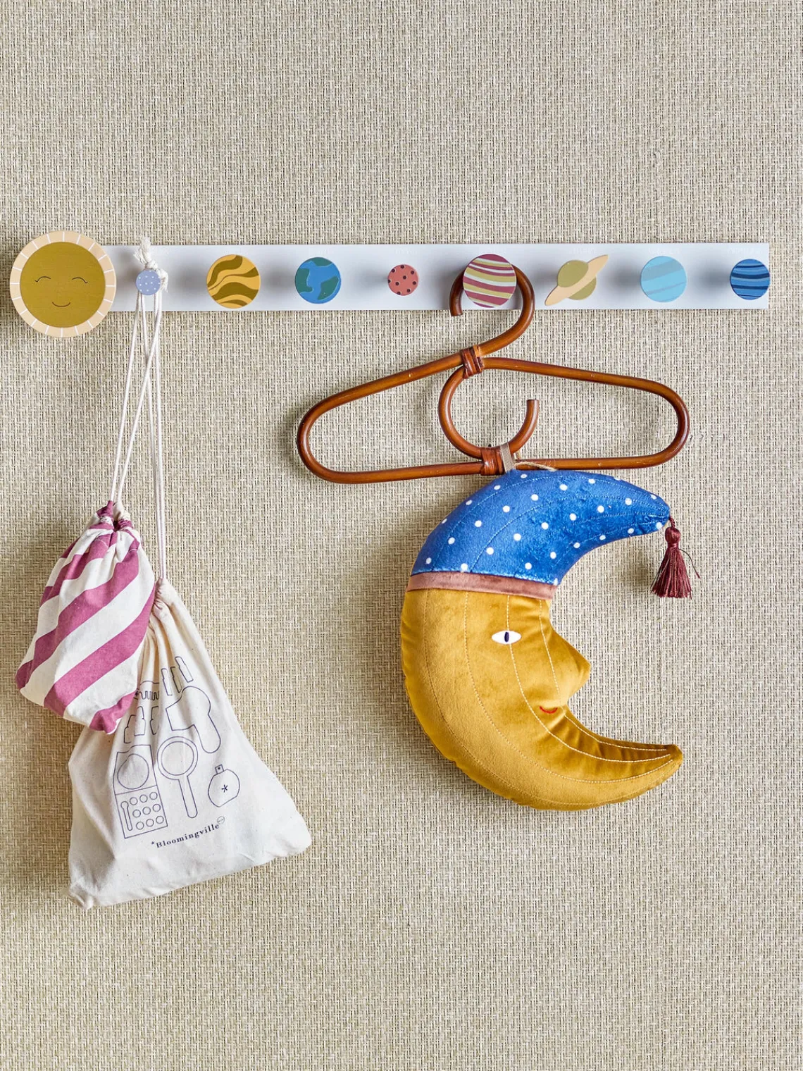 Discount Perchero de pared infantil Space Niños Decoración Infantil|Almacenaje Infantil