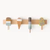 Decoración Infantil|Colgadores Y Estantes De Pared>Bloomingville Mini Perchero infantil de pared Ice Creams