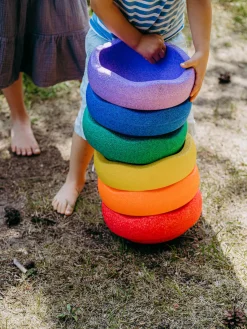 Clearance Piedras apilables Original, 6 uds. Niños Juguetes A Partir De 1 Año|Decoración Infantil