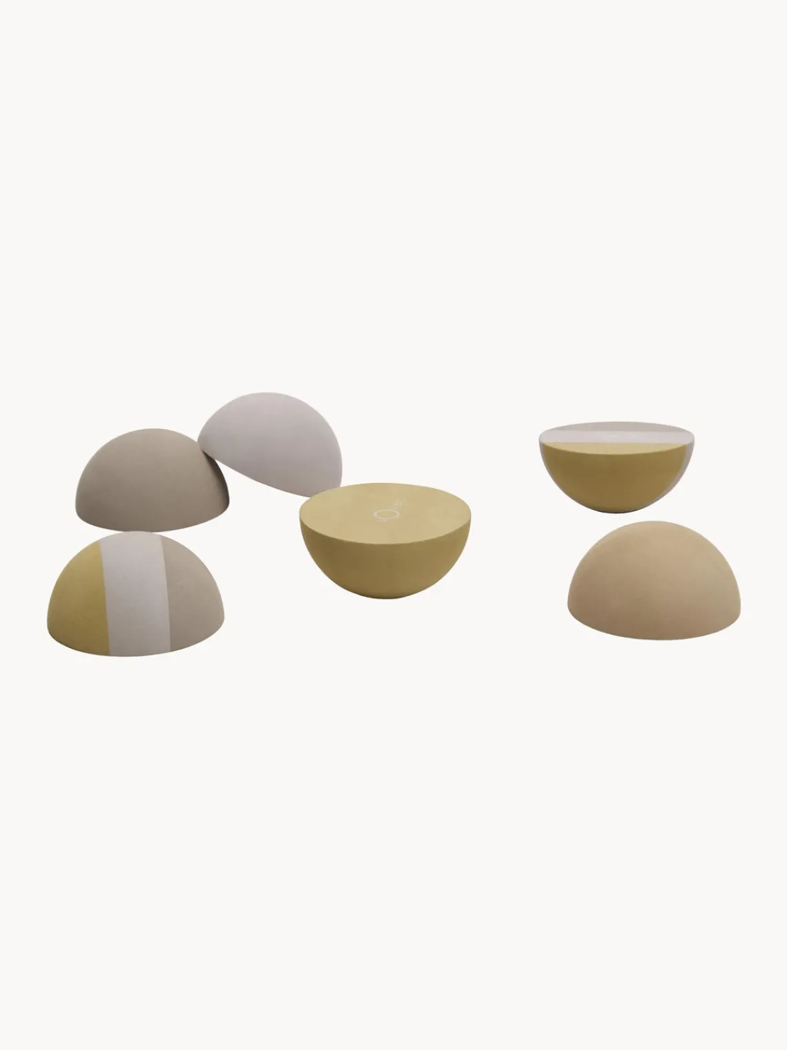 Juguetes A Partir De 1 Año|Decoración Infantil>bObles Piedras de paso Stepstone, 6 uds. Ocre, greige, gris claro