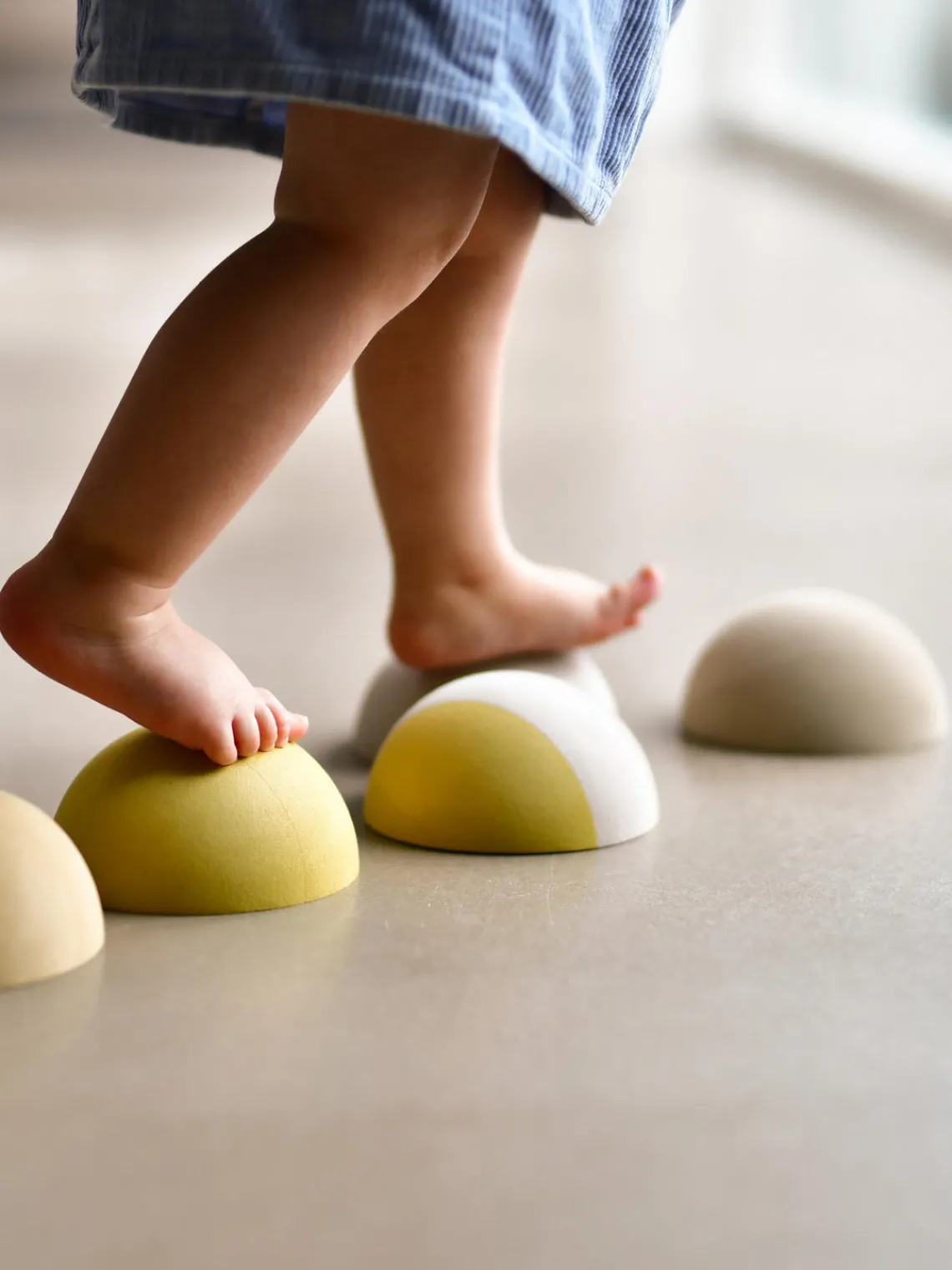 Juguetes A Partir De 1 Año|Decoración Infantil>bObles Piedras de paso Stepstone, 6 uds. Ocre, greige, gris claro