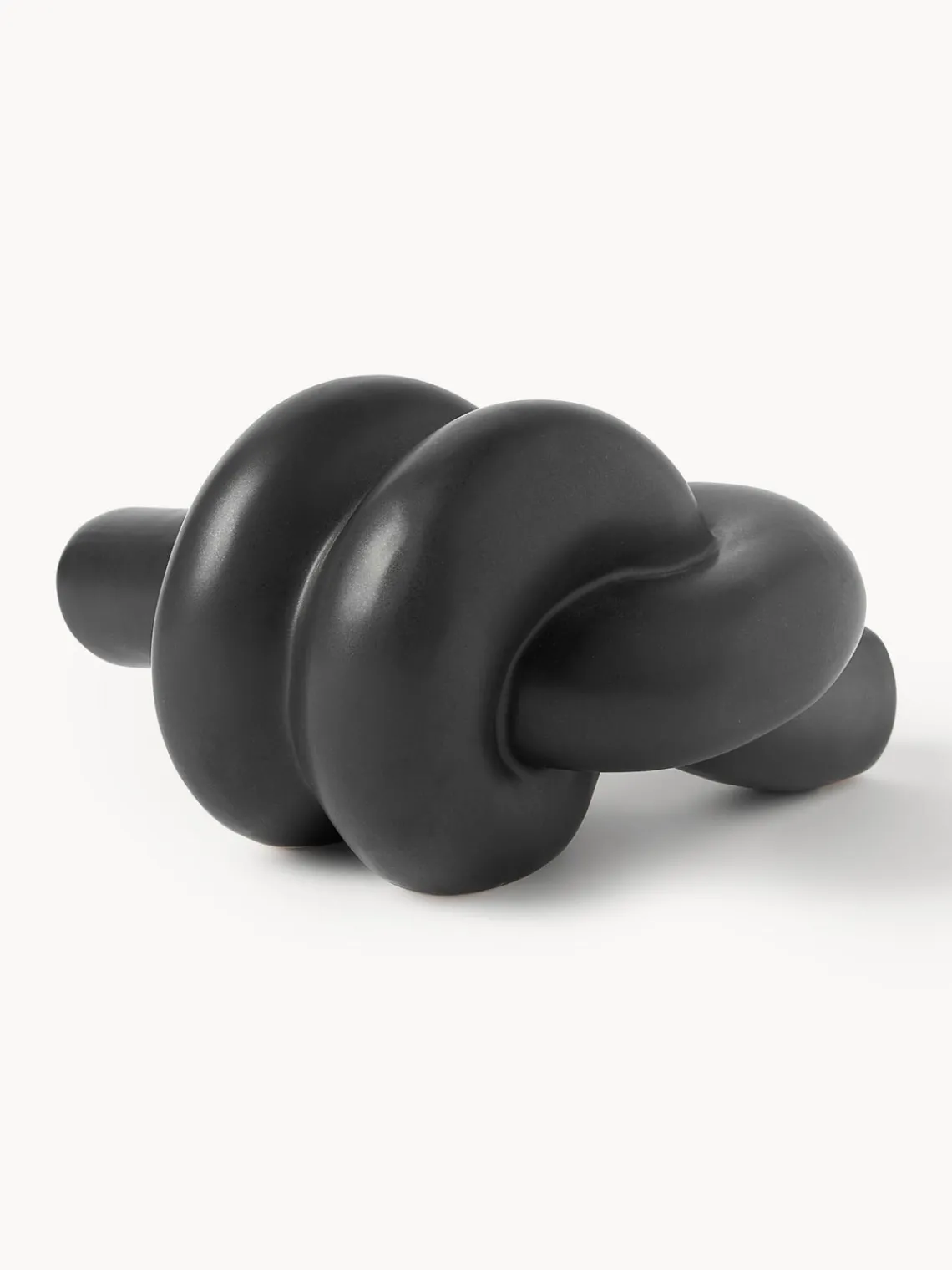 Jarrones|Figuras Decorativas>Westwing Collection Pieza decorativa artesanal Nodo Negro