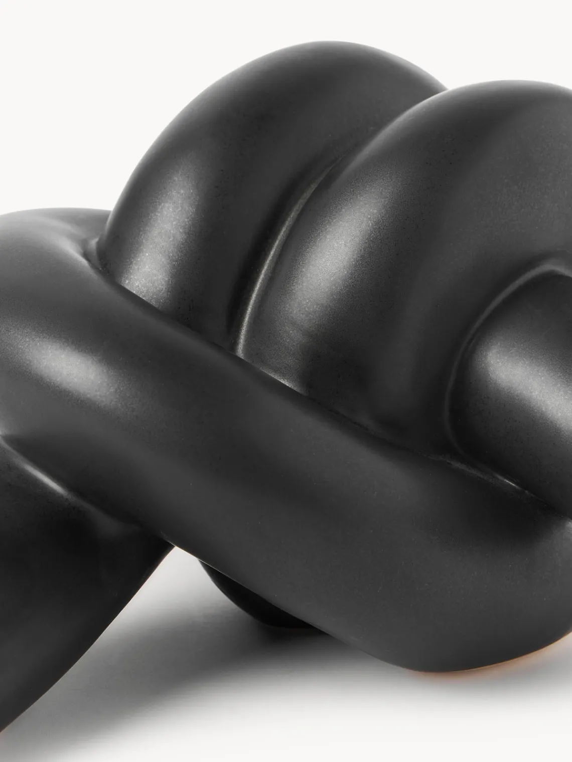 Jarrones|Figuras Decorativas>Westwing Collection Pieza decorativa artesanal Nodo Negro