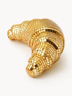 Discount Pieza decorativa brillante Disco Croissant Jarrones|Figuras Decorativas