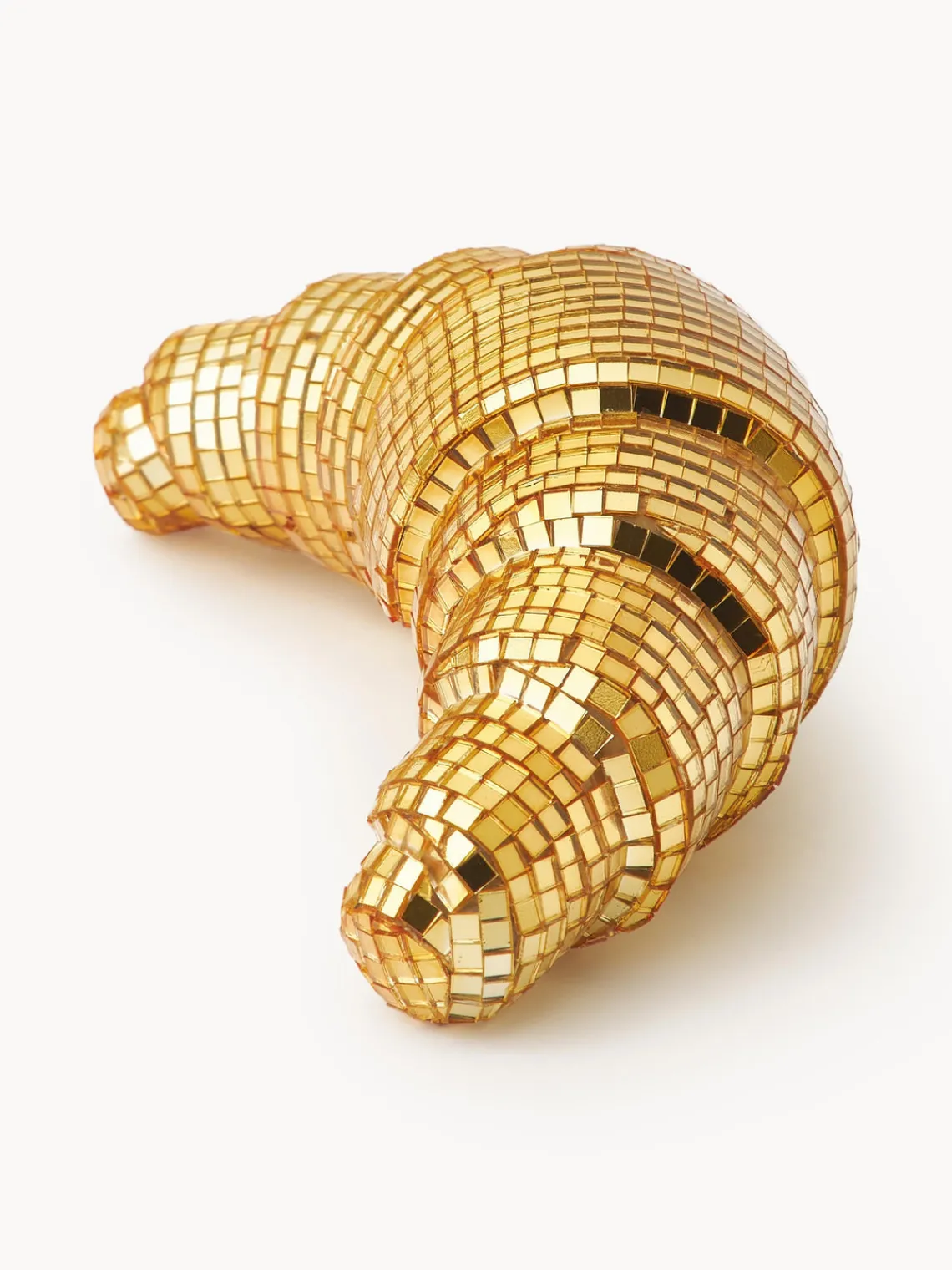 Discount Pieza decorativa brillante Disco Croissant Jarrones|Figuras Decorativas