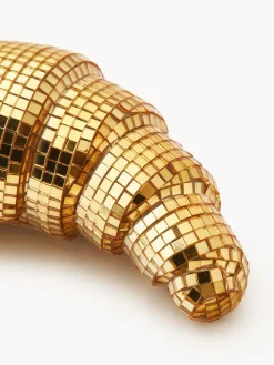 Discount Pieza decorativa brillante Disco Croissant Jarrones|Figuras Decorativas