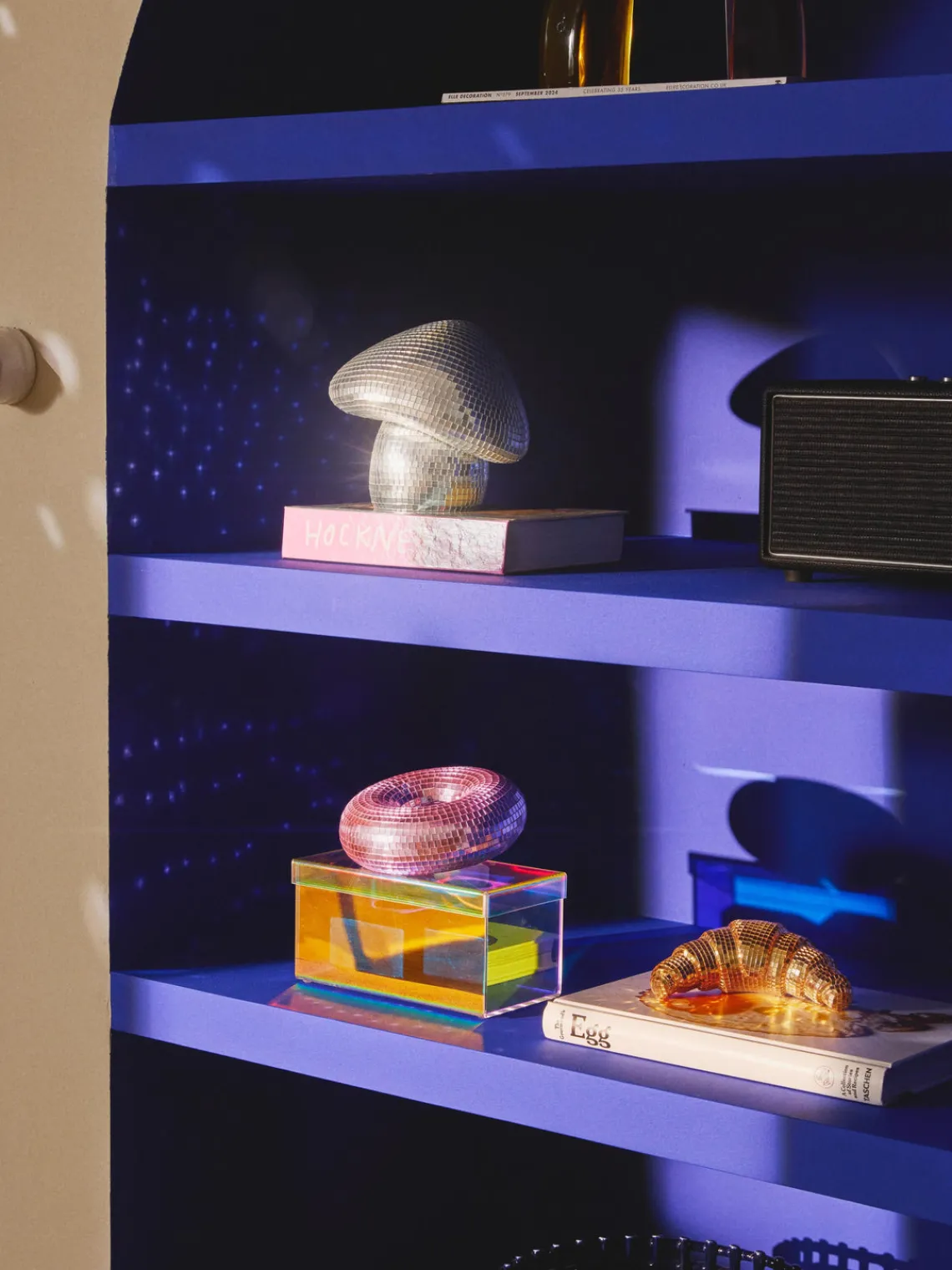 Jarrones|Figuras Decorativas>Westwing Collection Pieza decorativa brillante Disco Donut