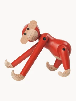 Figuras Decorativas|Jarrones></noscript>KAY BOJESEN Pieza decorativa de madera de haya Monkey Rojo, madera clara