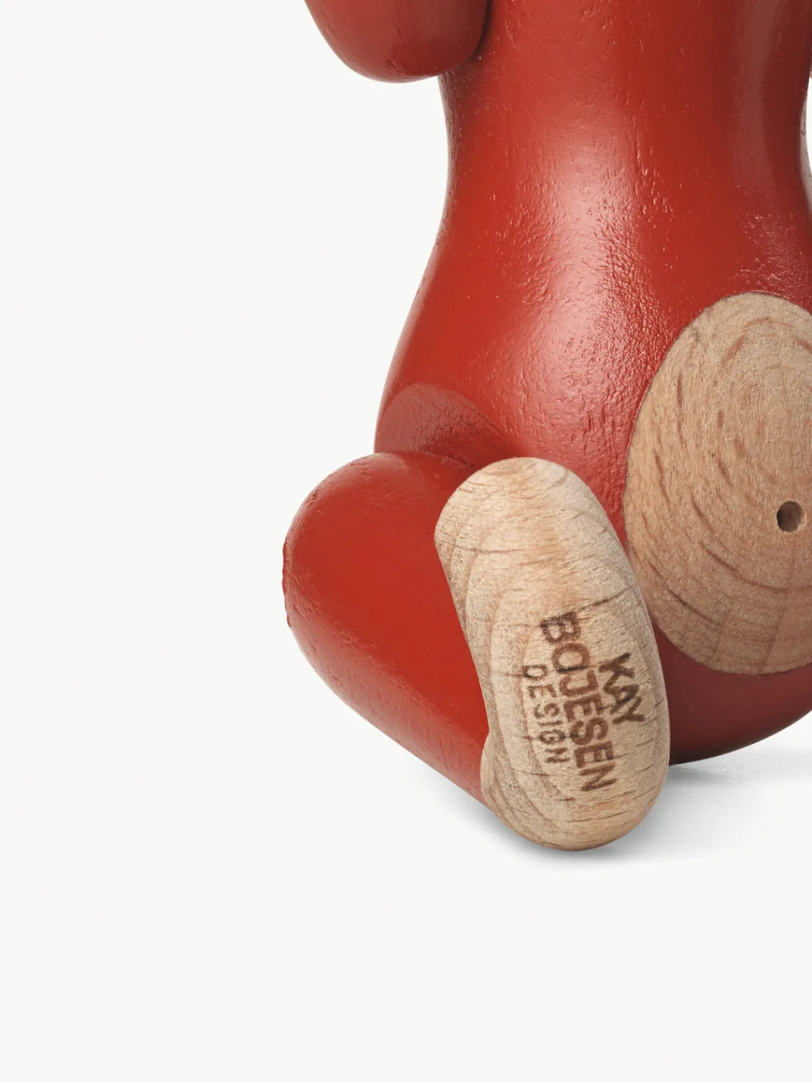Figuras Decorativas|Jarrones>KAY BOJESEN Pieza decorativa de madera de haya Monkey Rojo, madera clara