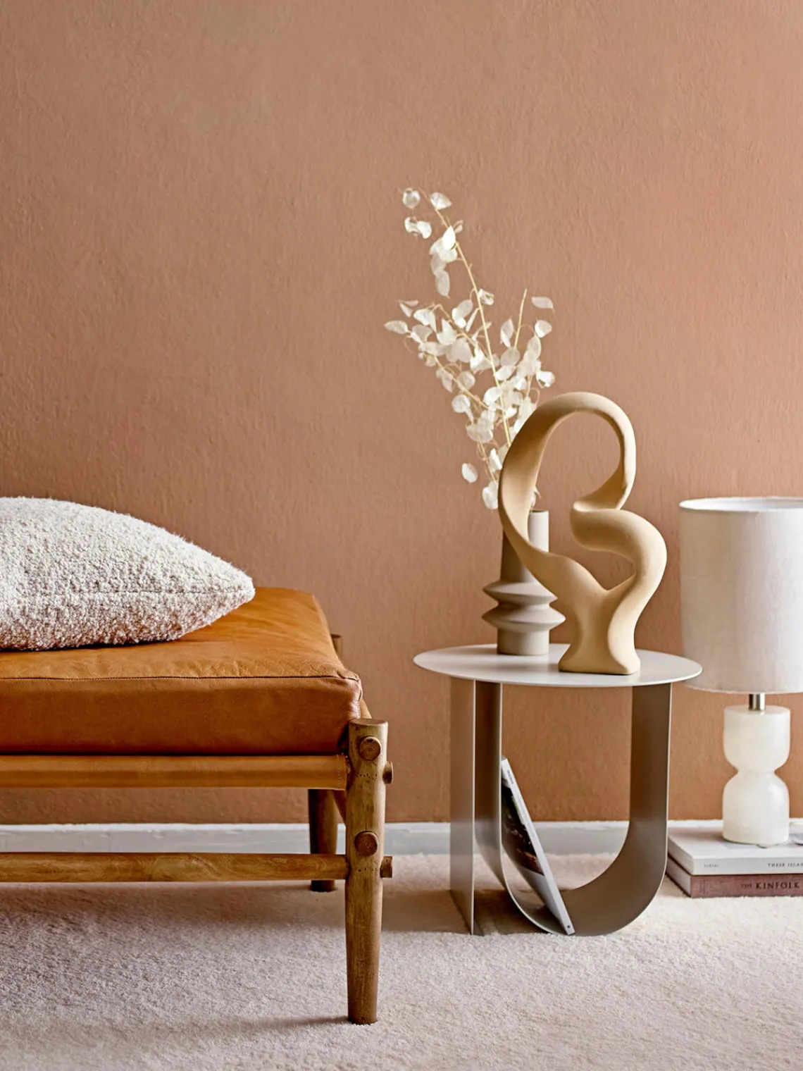 Jarrones|Figuras Decorativas>Bloomingville Pieza decorativa grande Flauna