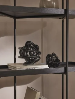 New Piezas decorativas de vidrio Nola, 2 uds. Figuras Decorativas|Jarrones