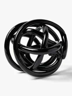 New Piezas decorativas de vidrio Nola, 2 uds. Figuras Decorativas|Jarrones