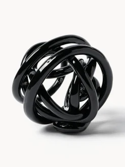 New Piezas decorativas de vidrio Nola, 2 uds. Figuras Decorativas|Jarrones