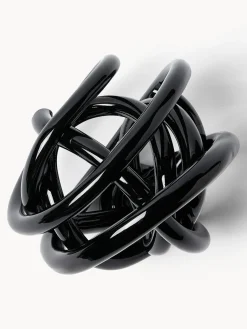 New Piezas decorativas de vidrio Nola, 2 uds. Figuras Decorativas|Jarrones