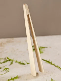 New Pinzas para servir de madera de haya Singles Utensilios De Cocina