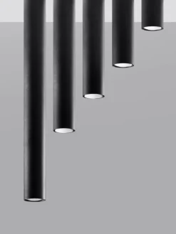 Plafones|Lámparas De Techo></noscript> Plafón Castro, 40 cm Negro mate