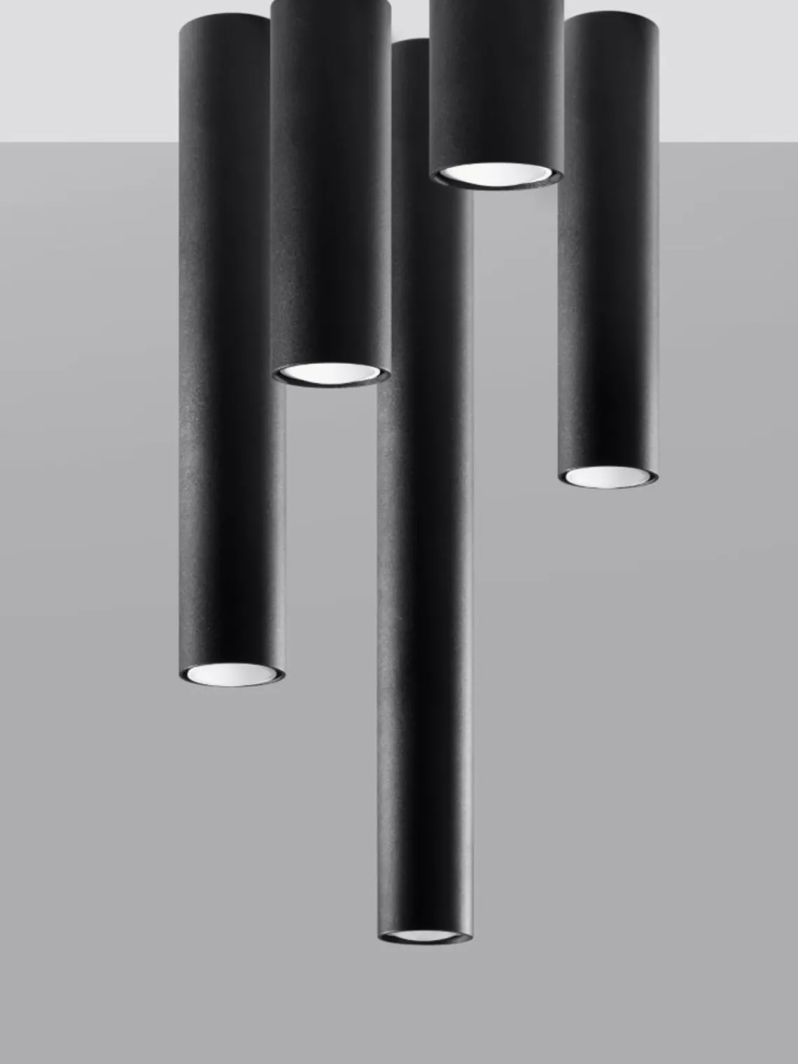 Plafones|Lámparas De Techo> Plafón Castro, 20 cm Negro mate