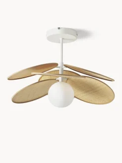 Best Plafón con adornos de fibras naturales Milani Plafones|Lámparas De Techo