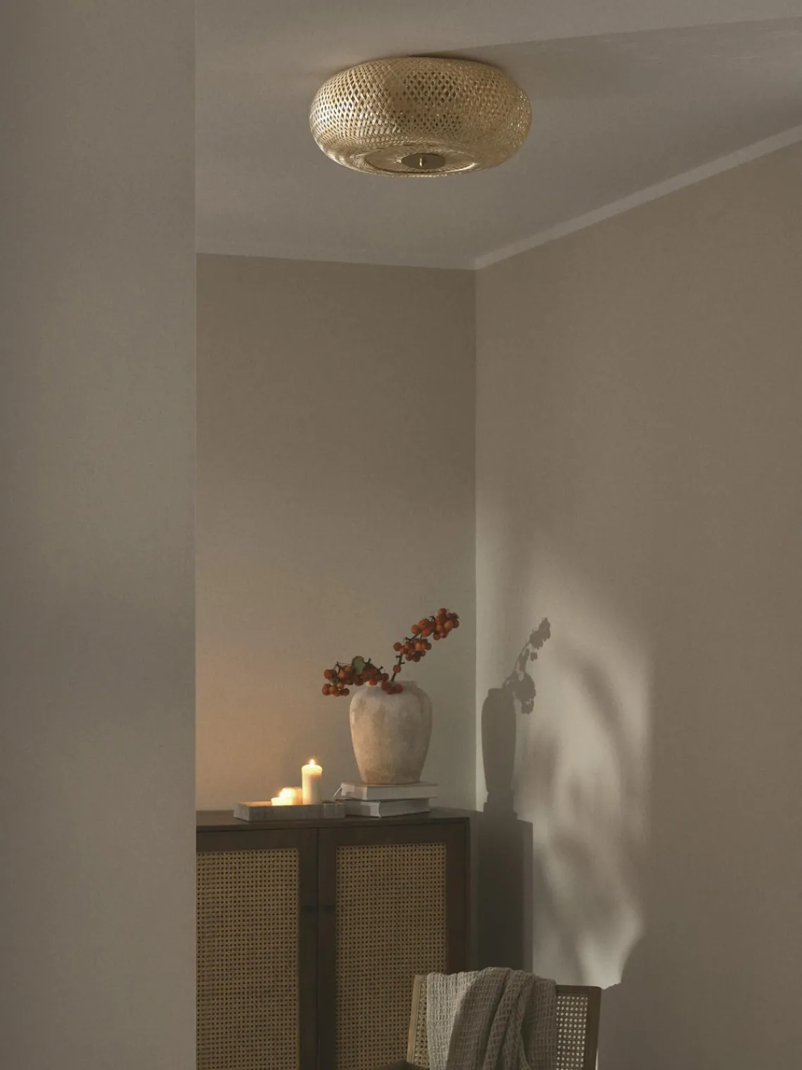 Best Plafón de bambú de diseño Evelyn Plafones|Lámparas De Techo