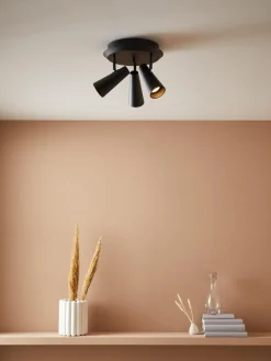 New Plafón de metal Crest Plafones|Lámparas De Techo