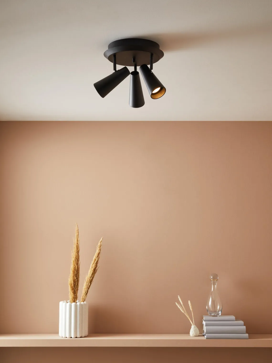 New Plafón de metal Crest Plafones|Lámparas De Techo