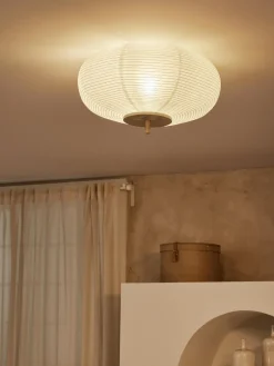 New Plafón de papel de arroz de diseño Misaki Plafones|Lámparas De Techo