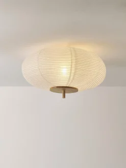 New Plafón de papel de arroz de diseño Misaki Plafones|Lámparas De Techo
