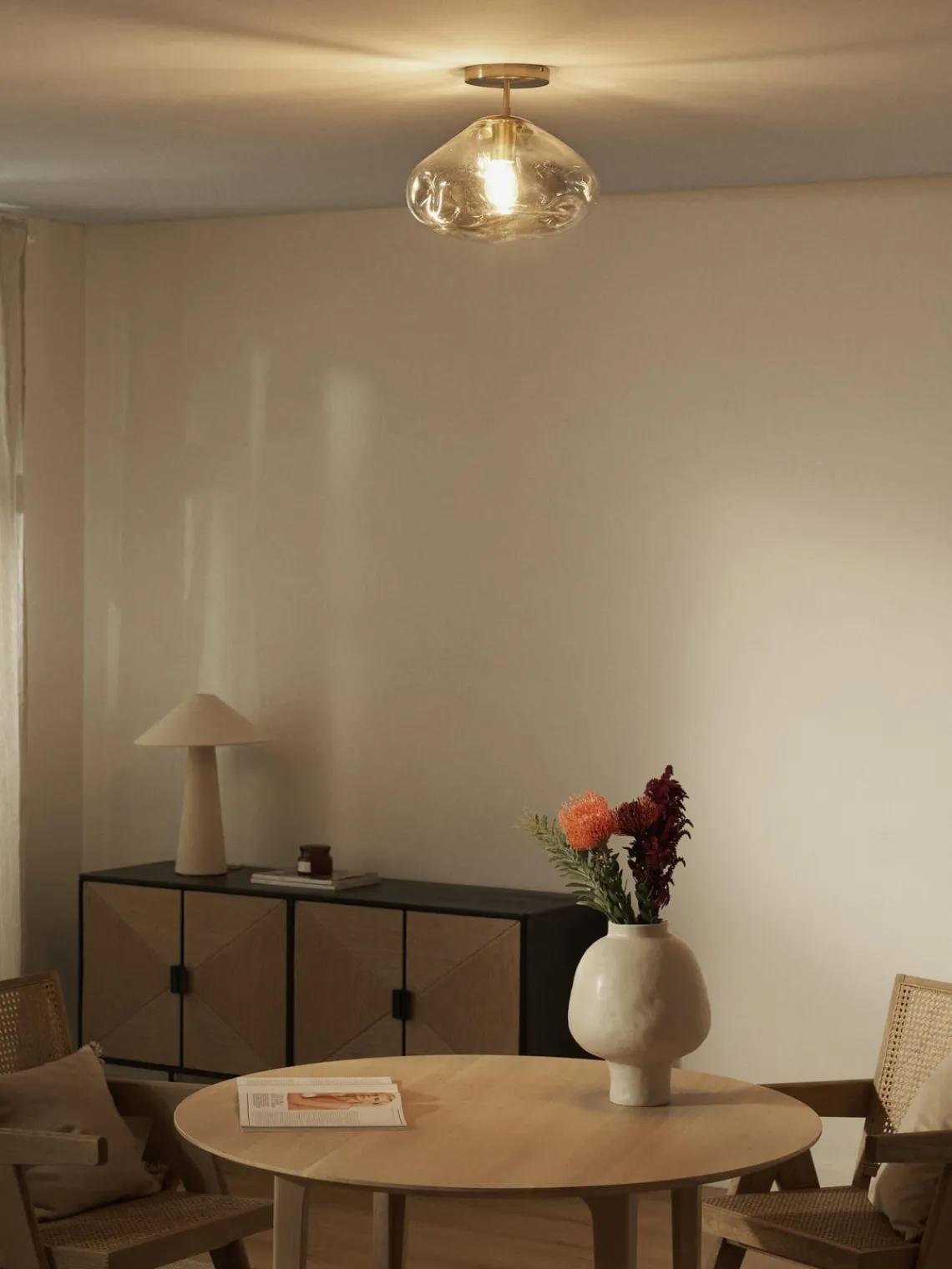 Plafón de vidrio Amora Plafones|Lámparas De Techo