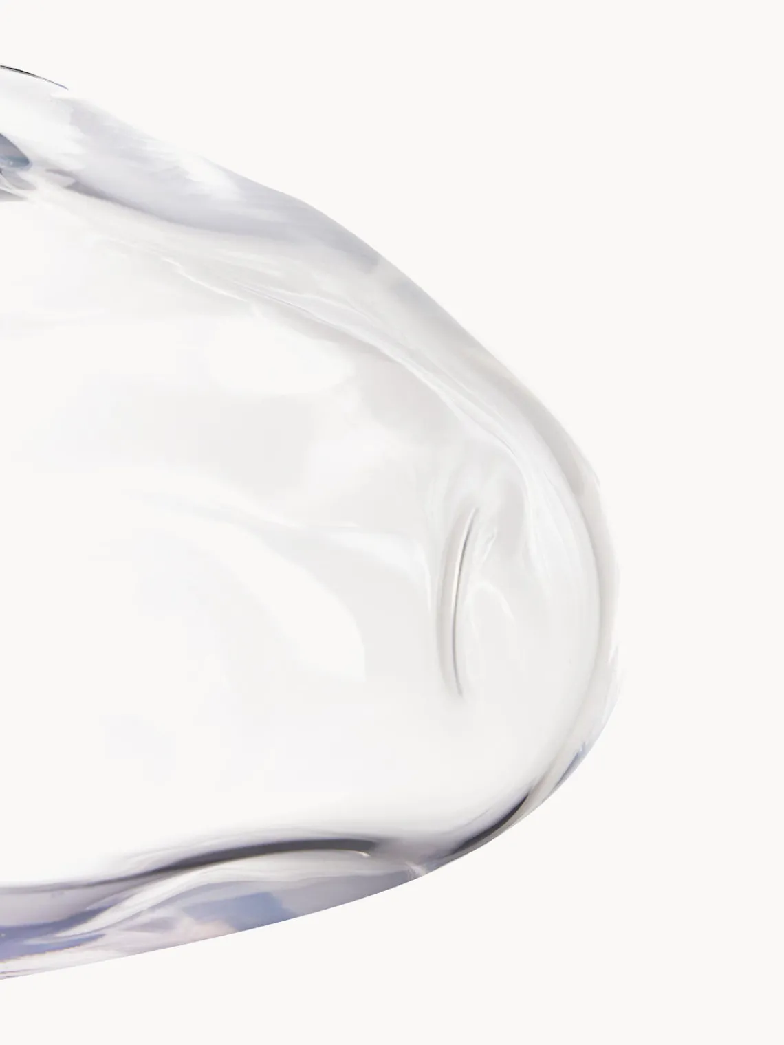 Plafones|Lámparas De Techo>Westwing Collection Plafón de vidrio Amora Transparente, plateado