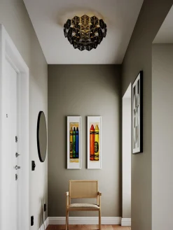 Sale Plafón de vidrio de diseño Monarque Plafones|Lámparas De Techo