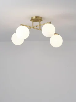 Clearance Plafón de vidrio opalino Atlanta Plafones|Lámparas De Techo