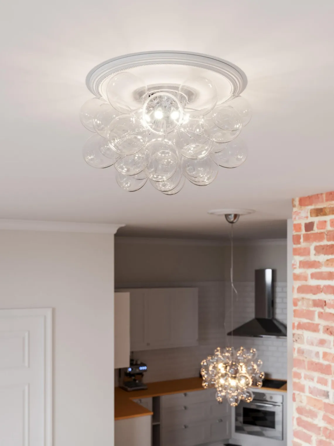 Clearance Plafón de vidrio soplado Gross Plafones|Lámparas De Techo