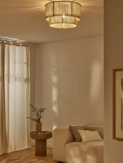 Best Plafón de yute Cecillia Plafones|Lámparas De Techo